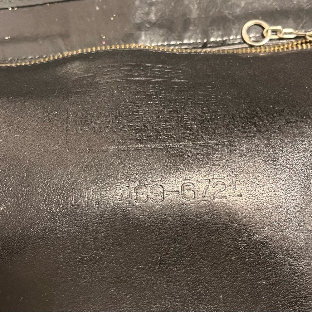 Coach Chic Lula’s Legacy Drawstring Shoulder Strap Bucket Leather Bag, Black - Picture 10 of 11